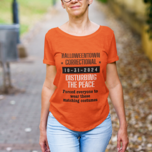 Disturbing the Peace: Forced Everyone to Wear These Matching Costumes HalloweenTown Correctional Family Costume