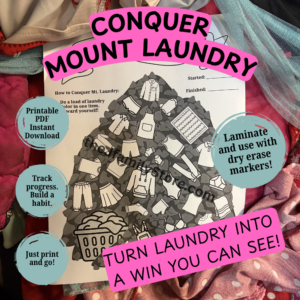 product image for conquer mount laundry digital download pdf habit builder